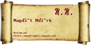 Magát Márk névjegykártya